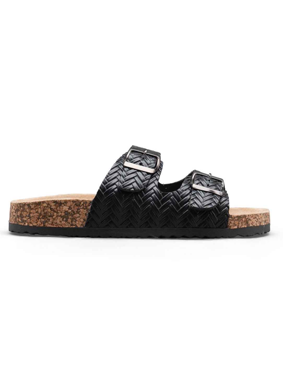 Puglia - Sandaler med brede remme og justerbare spænder i guld